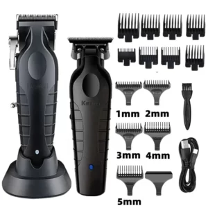 ست ماشین اصلاح و خط زن KEMEI 2296+KEMEI 2299