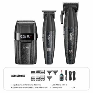 ست ماشین اصلاح حرفه‌ای وی جی آر مدل VGR-V640 S3