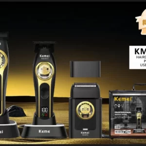 ست 3عددی ماشین اصلاح،خط زن و شیور کیمی مدل KM-8572