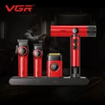 ست 4عددی سشوار،شیور و ماشین اصلاح وی جی آر مدل Stepless pro