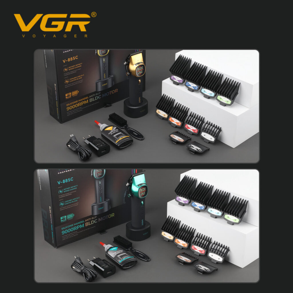 ماشین اصلاح موی سر و صورت وی‌ جی‌ ار مدل V-885C